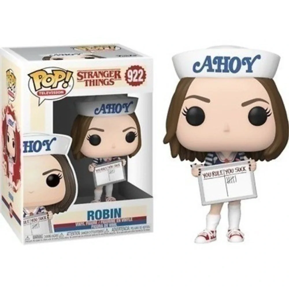 Funko Pop Stranger Things Robin 922 Vinyl Figure Sailor Outfit AHOY New - Picture 1 of 7